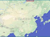海平面上升60米后的中国