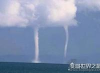 青海湖龙吸水，1小时内出现九龙吸水现象实属罕见