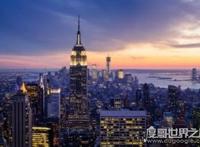 美国的帝国大厦多高，到塔顶总高度为443.7米(共103层)