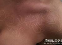 鸽子血纹身被称为隐形纹身，在饮酒或情绪激动时会变成红色