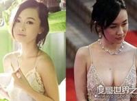 霍思燕的胸围进化史，怀孕后从A贫乳激增D爆乳