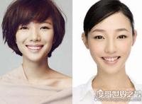 白百合和王珞丹对比图，长得太像了傻傻分不清楚