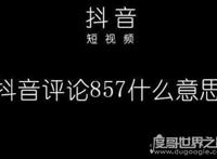 抖音857暗示什么意思，指＂蹦迪＂(八点出门/五点回家/一周七天)