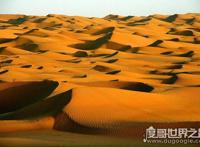 中国最大的沙漠排名，第一为塔克拉玛干沙漠(33.76万平方千米)
