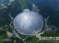 世界上最大的望远镜，500米口径球面射电望远镜(花费了6亿RMB)