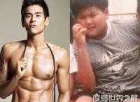 彭于晏肌肉图片，体脂率只有6%的男人理想身材