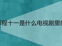 铁军师程十一是什么电视剧里的人物