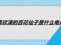 钟嘉欣演的百花仙子是什么电视剧