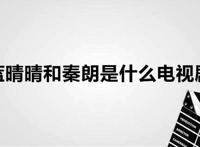 蓝晴晴和秦朗是什么电视剧