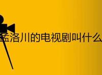孟洛川的电视剧叫什么