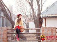 马晓晨本兮可爱图片曝光 COSPALY“小丸子”玩童真