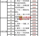 2014YY游戏直播白金主播奖励计划（星级主播收入报表）