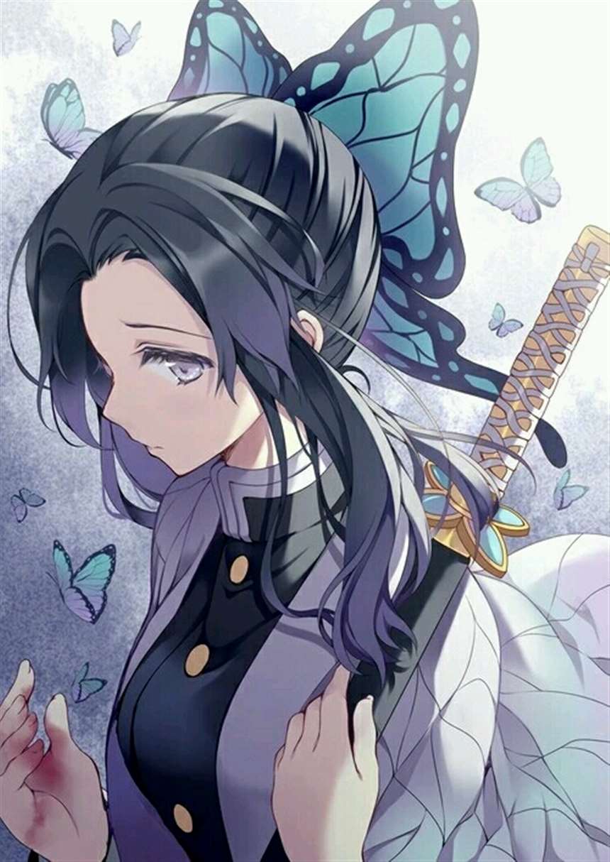 鬼灭之刃口工人漫画蝴蝶忍全彩本子