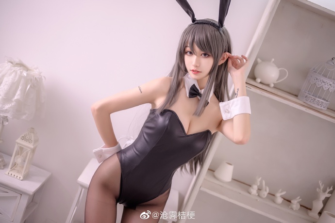 沧霁桔梗樱岛麻衣兔女郎cos 