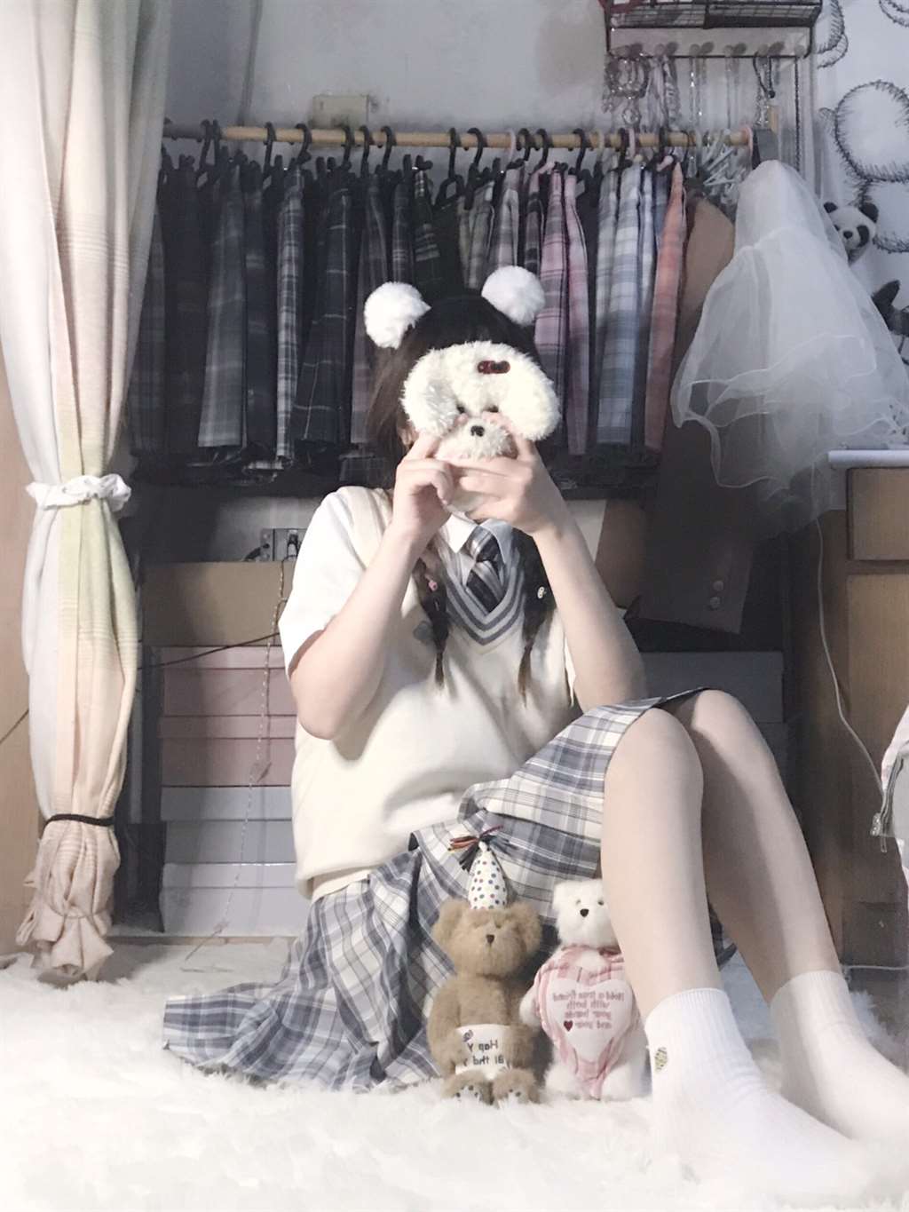 裸露模特写真图片 私人玩物蓝白条