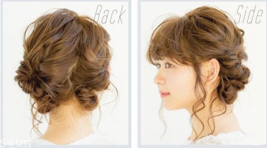 如何自己做简单盘发 自己盘头发简单好看的步骤