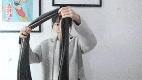 围巾的10种围法 三款围巾10种围法