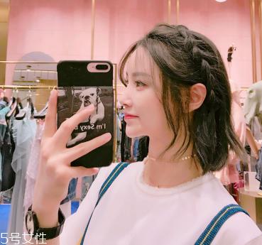 短发怎么编发好看 短发编发教程