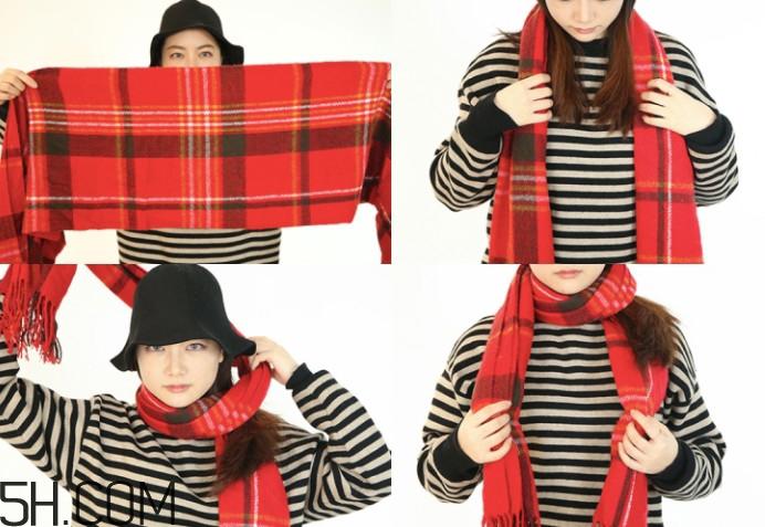 围巾怎么围好看图解 让你温暖整个冬季