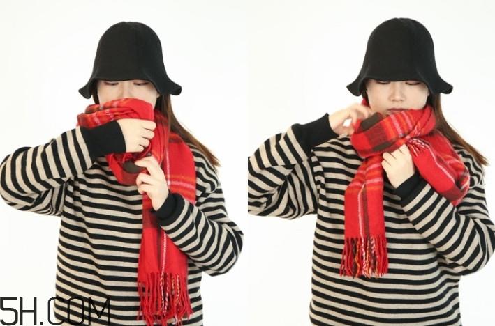 围巾怎么围好看图解 让你温暖整个冬季