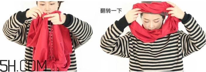 围巾怎么围好看图解 让你温暖整个冬季