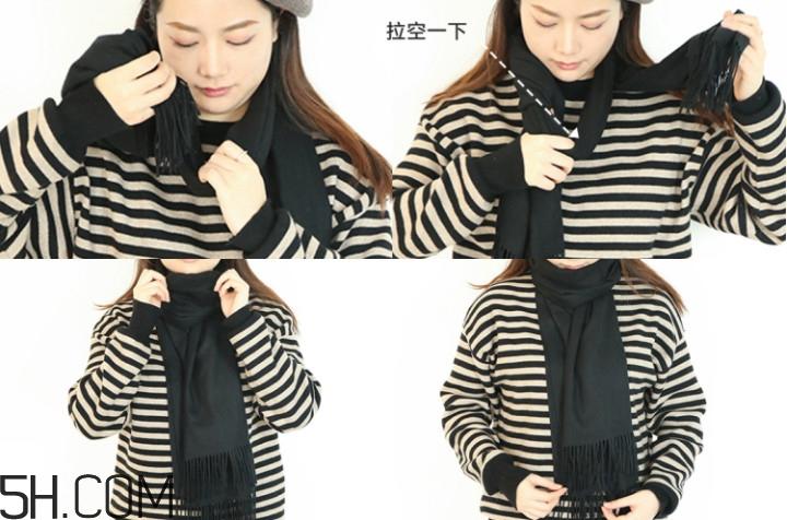 围巾怎么围好看图解 让你温暖整个冬季