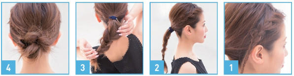 怎么盘发好看又简单图解 随性的自然发型风格