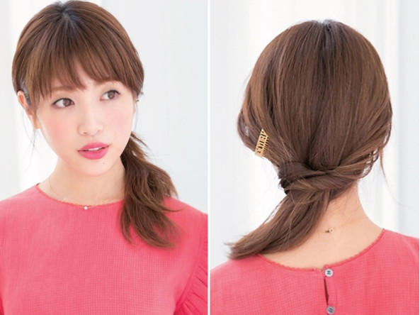 怎么盘发好看又简单图解 随性的自然发型风格