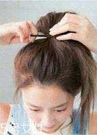 丸子头的扎法图解 美到炸的丸子头扎法