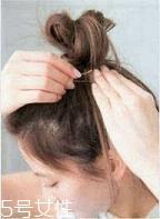 丸子头的扎法图解 美到炸的丸子头扎法