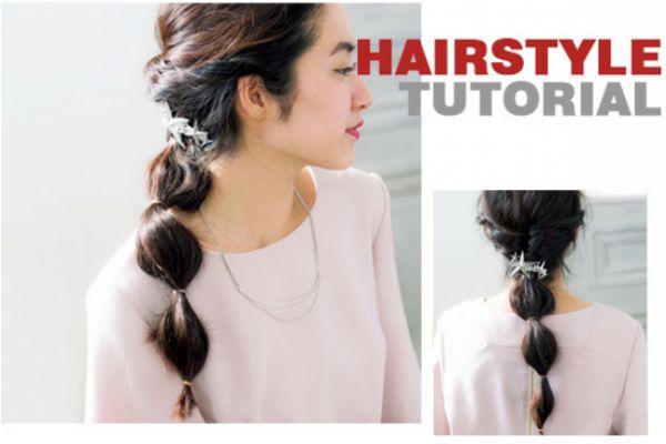 长卷发怎么扎好看图解 长卷发扎法步骤