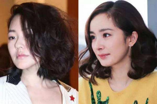 流行的新卷发发型 波浪长发图片