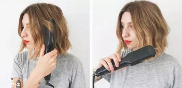 流行的新卷发发型 波浪长发图片