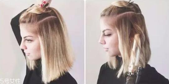 流行的新卷发发型 波浪长发图片