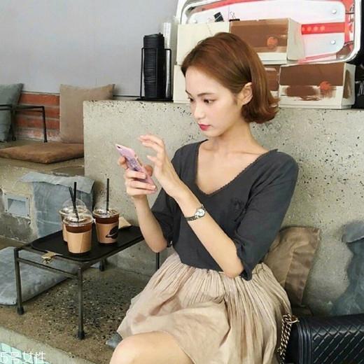 齐肩发怎么烫好看？女生发型设计与脸形搭配