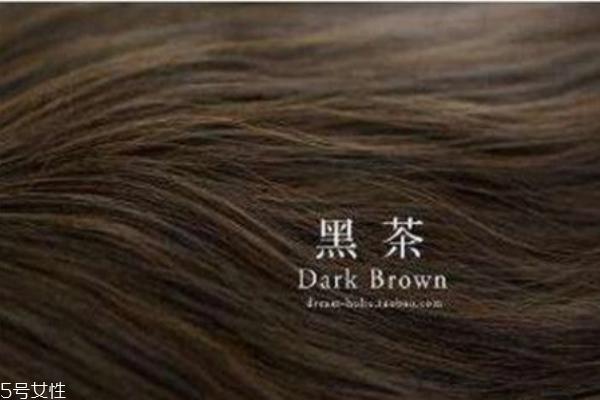 黑茶色需要漂染吗 黑茶色头发发型图