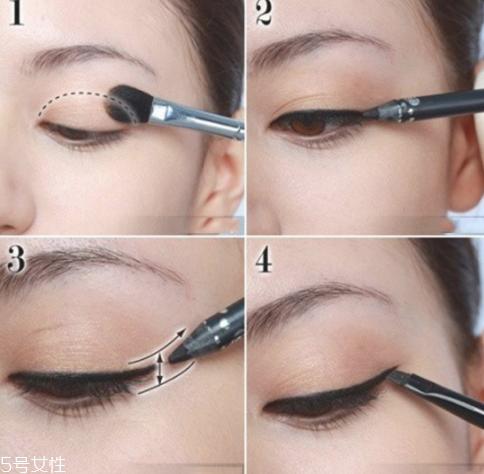 眼线液的画法步骤 教你画出完美眼线