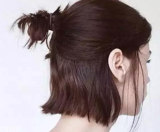 头发短怎么扎好看？6个步骤让短发有型又可爱