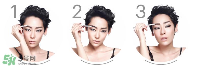 欧莱雅眉笔大师三头塑形眉笔怎么画_画法