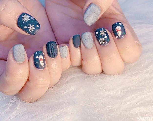 圣诞款美甲2020 圣诞系列美甲