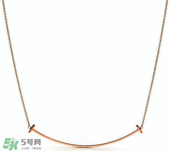 Tiffany t笑脸项链专柜价格 Tiffany t项链多少钱?