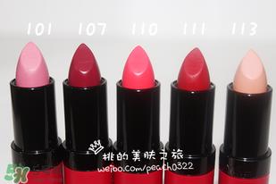 rimmel芮谜口红色号试色 rimmel芮谜口红试色图