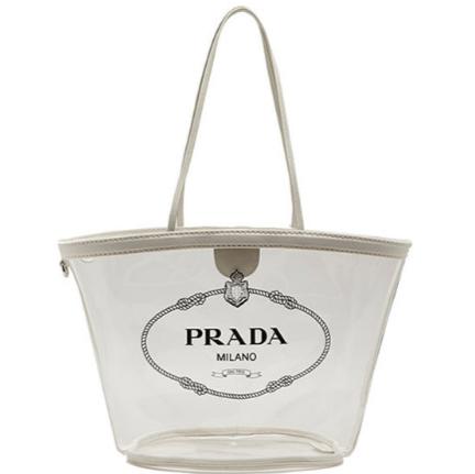prada pvc塑料透明包多少钱？prada透明塑料包价格