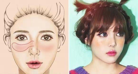 腮红的画法图解 腮红的画法步骤