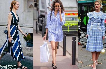 蓝白条纹怎么搭配 夏日小清新范儿