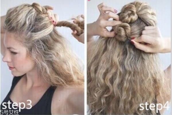如何自己做简单盘发 双丸子头最好看的扎法
