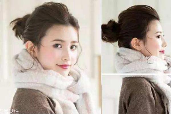 如何自己做简单盘发 双丸子头最好看的扎法