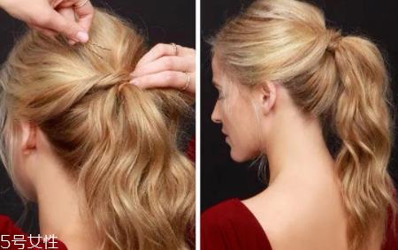 1分钟扎头发的方法 三种丰盈好看的懒人扎发发型
