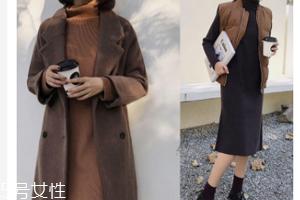 长款毛衣怎么搭配外套?六款毛衣连衣裙怎么搭都好看