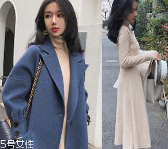 长款毛衣怎么搭配外套？六款毛衣连衣裙怎么搭都好看
